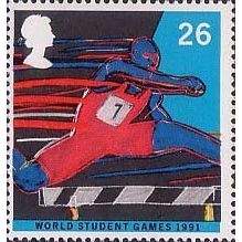 Great Britain 1991 Student Games 26p Hurdling Unmounted Mint NHM SG 1565 stamp