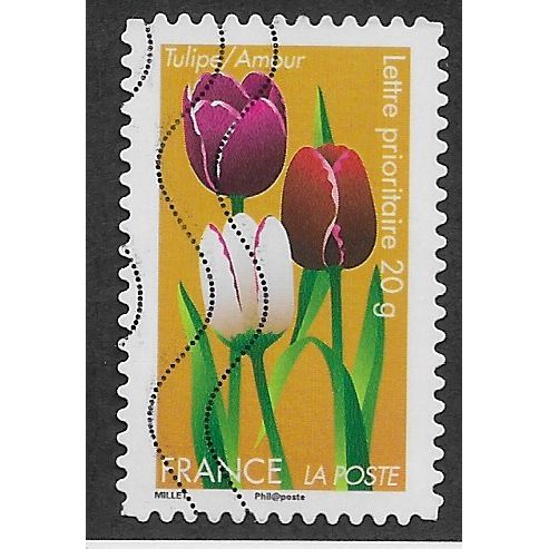 FRA 2012 (60c)(S/A) 'FLOWERS - TULIPS ' FINE USED (EBID56-654)