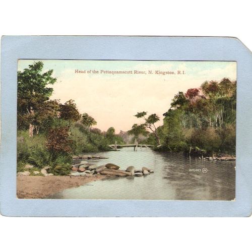 Rhode Island North Kingston Head Of The Pettaquamscutt River~592