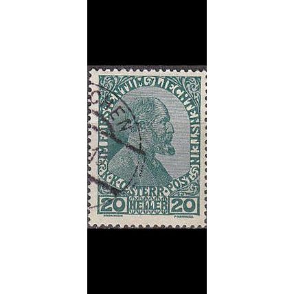 LIECHTENSTEIN [1917] MiNr 0008 ( O/used )