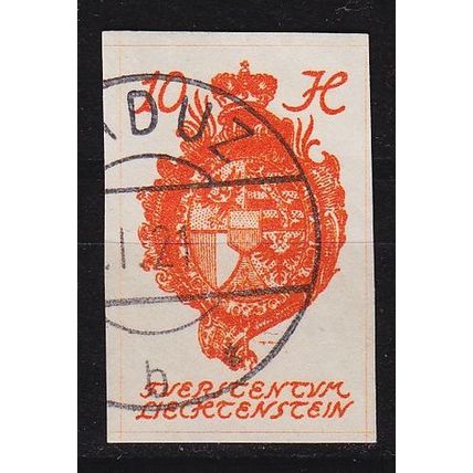 LIECHTENSTEIN [1920] MiNr 0018 ( O/used )