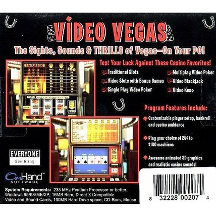 Video Vegas (PC-CD, 2003) for Windows 95/98/ME/XP - NEW CD in SLEEVE