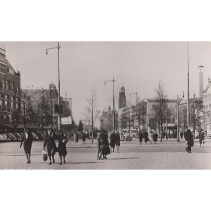Rotterdam Calandplein Dutch Uniform Pub Vendor Stall Real Photo Holland Postcard