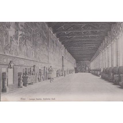 Pisa Campo Santa Galleria Antique Italian Postcard