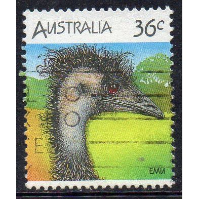 Australia 1986 Australian Wildlife Definitives - Emu 36c Used