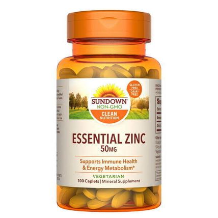 New Sundown Essential Zinc 50mg (100ct)