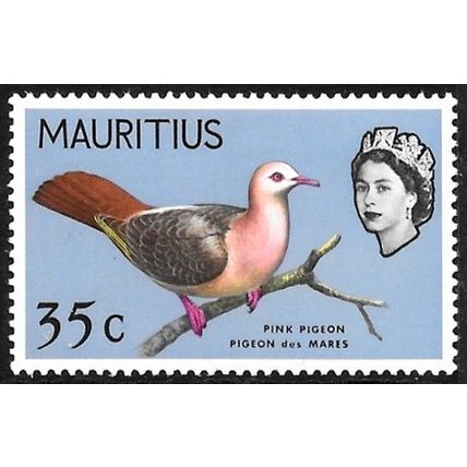 1965 Birds & Elizabeth II 35c Mounted Mint C2
