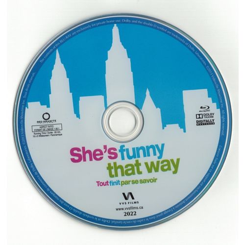She's Funny That Way (Blu-ray disc) Owen Wilson, Imogen Poots, Jennifer Aniston