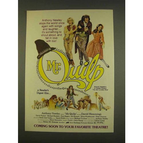 1976 Mr. Quilp Movie Ad - Anthony Newley