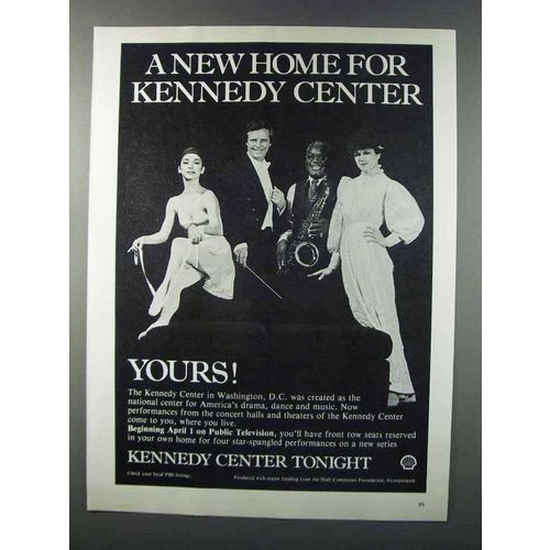 1981 PBS Kennedy Center Tonight Ad - A New Home