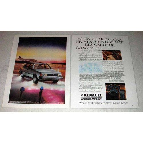 1981 Renault 18i Car Ad - Country Designed
