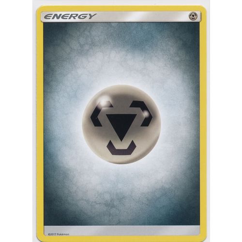 Pokemon Sun & Moon Guardians Rising Metal Energy Card