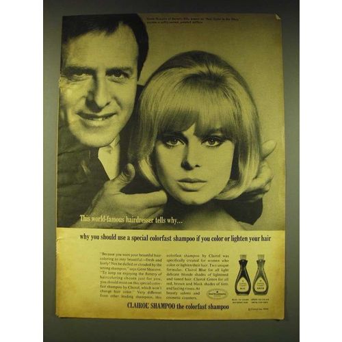 1964 Clairol Shampoo Ad - This world-famous hairdresser tells why