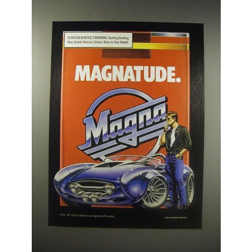 1990 Magna Cigarettes Ad - Magnatude
