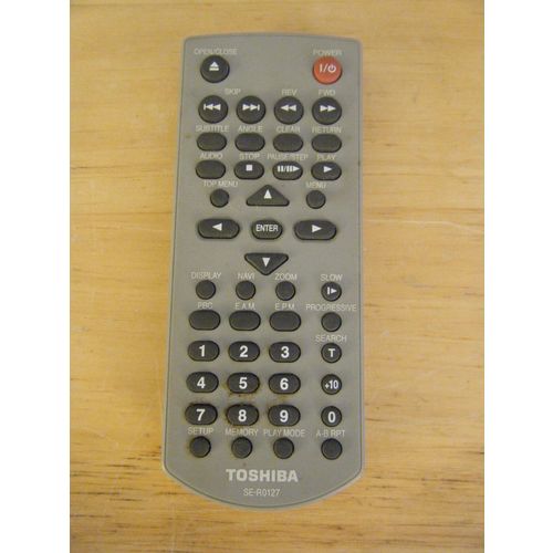 Toshiba SE-R0127 Remote Control