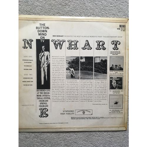 BOB NEWHART - THE BUTTON DOWN MIND ON TV (UK VINYL LP, 1962)