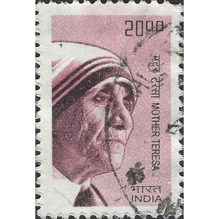 INDIA, Mother Theresa, pink 2009, 20Rs