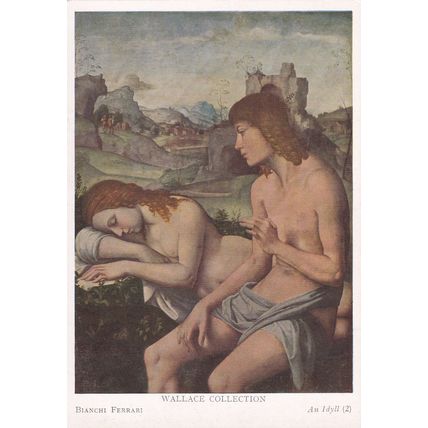 Colour Postcard - An Idyll by Bianchi Ferrari