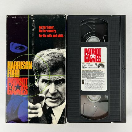 Patriot Games VHS Video Tape Harrison Ford, Sean Bean