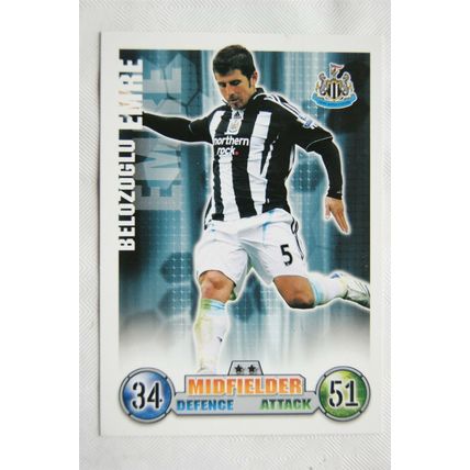2007/08 Topps Match Attax Trading Card - Belozoglu Emre, Newcastle United