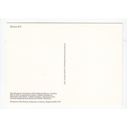 National Postal Museum Postcard 9/2