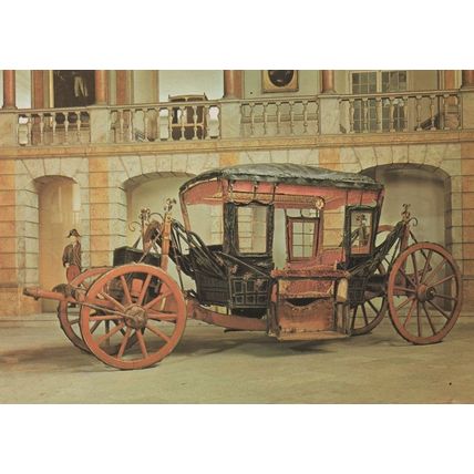 King Philip II Of Spain Stage Royal Coach Museu Nacional Dos Coches Postcard