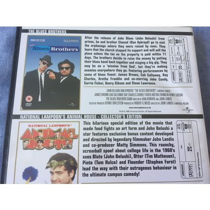 The Blues Brothers / Animal House (2007 2-Disc DVD of John Belushi Double movie)