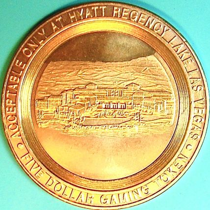 Hyatt Regency. $5 Casino Token. Henderson, NV. P04.