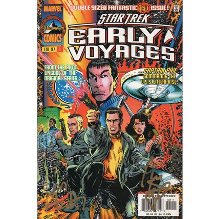 SIGNED - DUAL SIGNED: STAR TREK: EARLY VOYAGES NO. 1