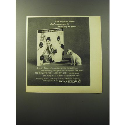 1960 RCA Victor Record Album Advertisement - Looking at You by Pat Suzuki