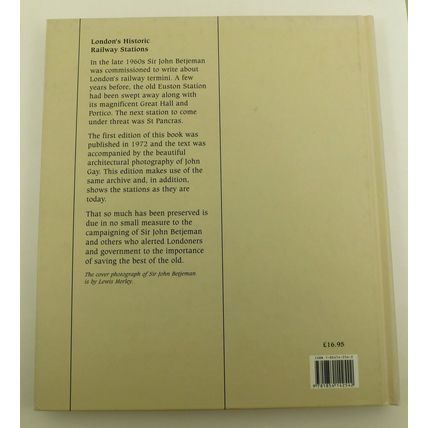 John Betjeman Londons Historic Railway Stations 2002 Illustrated Book HB