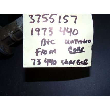 1973 Dodge Charger 440 Distributor OEM 3755157 Chrysler New Yorker