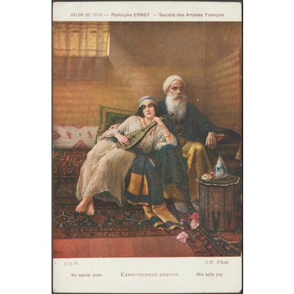 Rodolphe Ernst - Sa Seule Joie, 1914 - Neurdein Salon de Paris CPA
