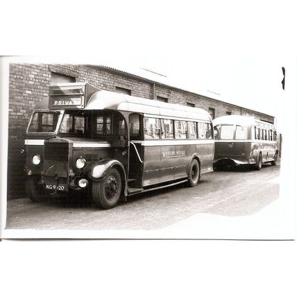 Black & White Photograph of Western Welsh Omnibus Co. Ltd. - KG 9620