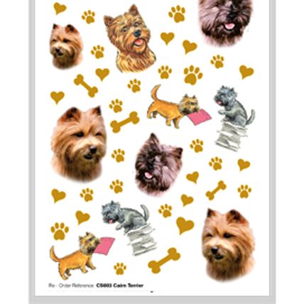 CAIRN TERRIER - FOR SCRAP BOOKING, CARD CRAFT ETC