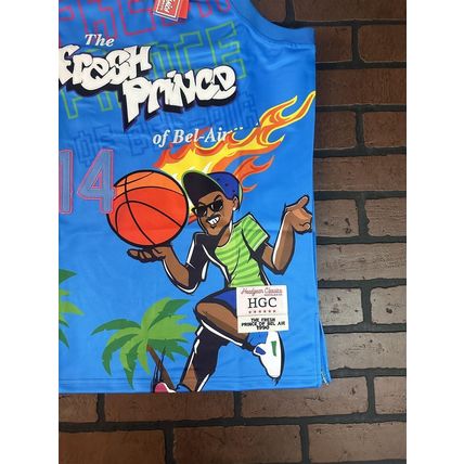FRESH PRINCE BEL-AIR BLUE Headgear Classics Basketball Jersey ~Never Worn~ M
