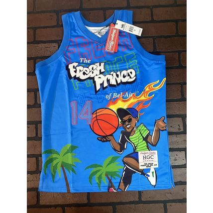 FRESH PRINCE BEL-AIR BLUE Headgear Classics Basketball Jersey ~Never Worn~ M