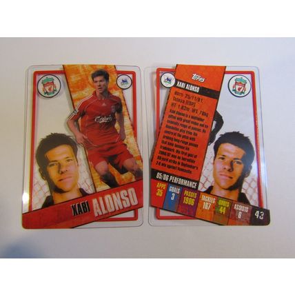 43. Xabi Alonso - Liverpool - Topps - I-Cards 2006/07 Football Card
