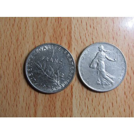 France Republic 1973 1 Franc Coin