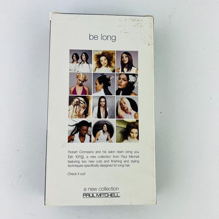 Paul Mitchell Be Long VHS Video New Collection Hair Care Cutting & Design