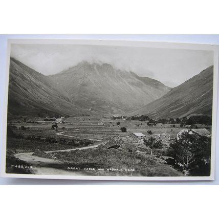 old Postcard Great Gable & Wesdale Head