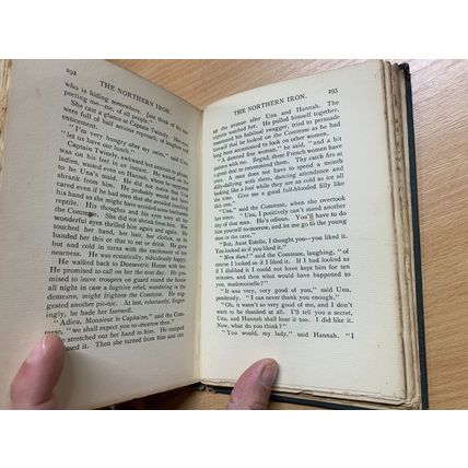 RARE* 1907 GEORGE A BIRMINGHAM "THE NORTHERN IRON" FICTION ANTIQUE BOOK (P4)