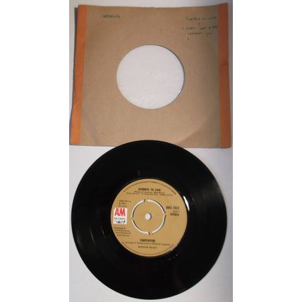 Carpenters - Goodbye To Love - 7" Vinyl - 1st Pressing - Excellent