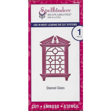 Spellbinders. Stained Glass Die Set. Die Cutting Cardmaking Scrapbooking