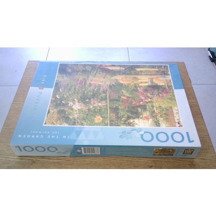 IN THE GARDEN by Jan Vermeer Jigsaw Puzzle (1000 Piece ) King - NEW & SEALED