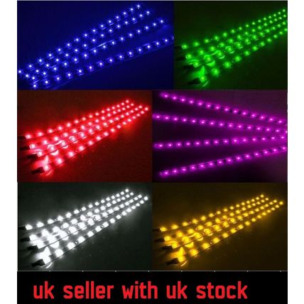 1 x 30cm 15 LED Strip Light for Car Caravan Boat Van ETC ETC 12V