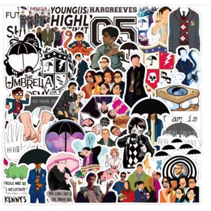 Umbrella Academy Themed Set of 25 Assorted Stickers Decal Set