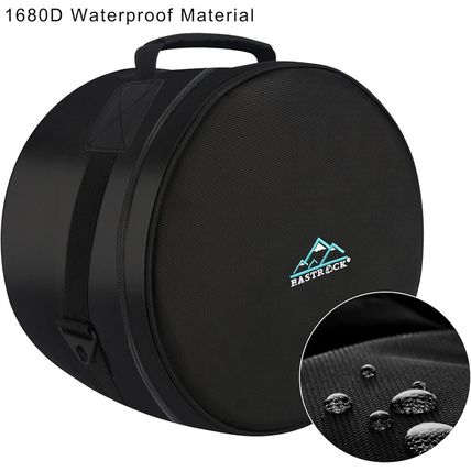 EASTROCK 12" X8" Tom Drum Bag, Tom Drum Cases 15 Mm Thick Padding for Your Drum
