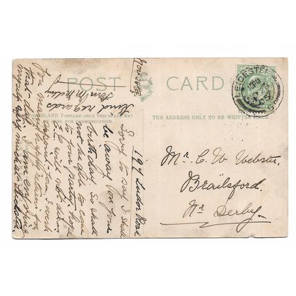 Postcard UK England Leicestershire multiview Hartmann's Miniature Series 1905