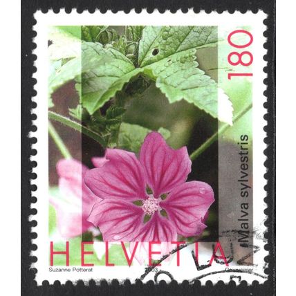 SWITZERLAND 2003: MEDICINAL PLANTS - 180c USED (G21)